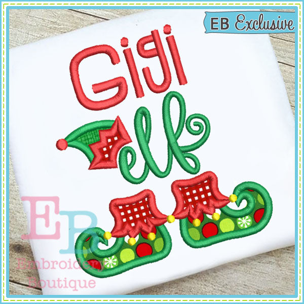 Gigi Elf Applique, Applique