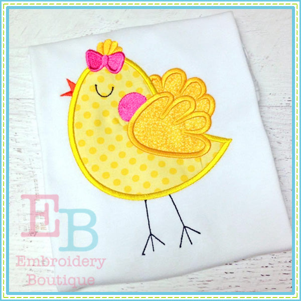 Sassy Chick Applique, Applique