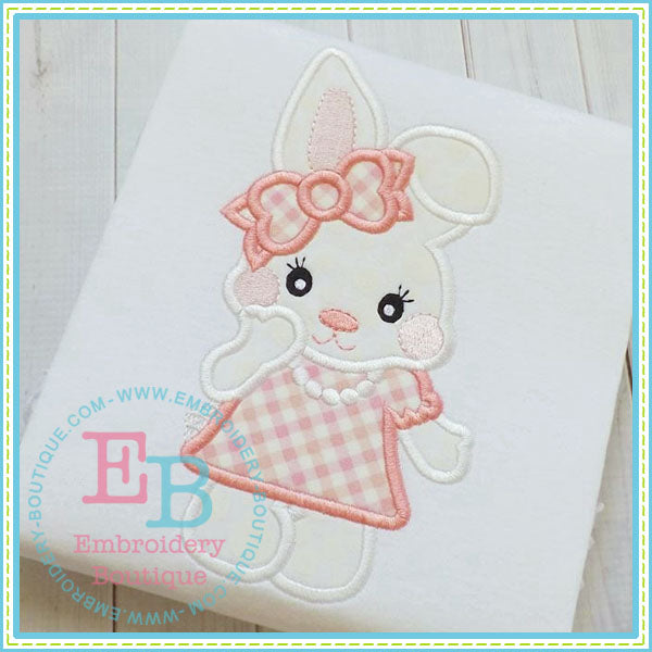 Bunny Girl Applique, Applique