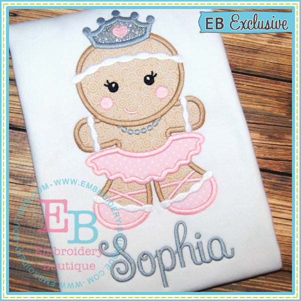 Ginger Princess Applique, Applique