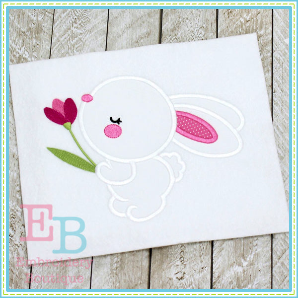 Bunny Tulip Applique, Applique