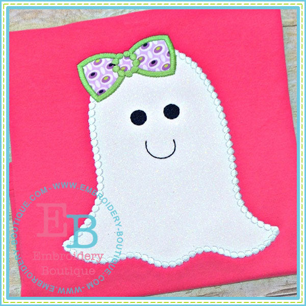 Dotted Ghost Applique, Applique