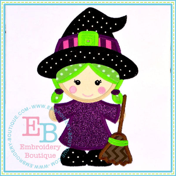 Lil Witch Applique, Applique