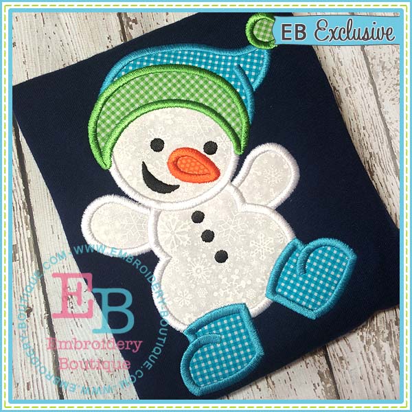 Snowboy Applique, Applique