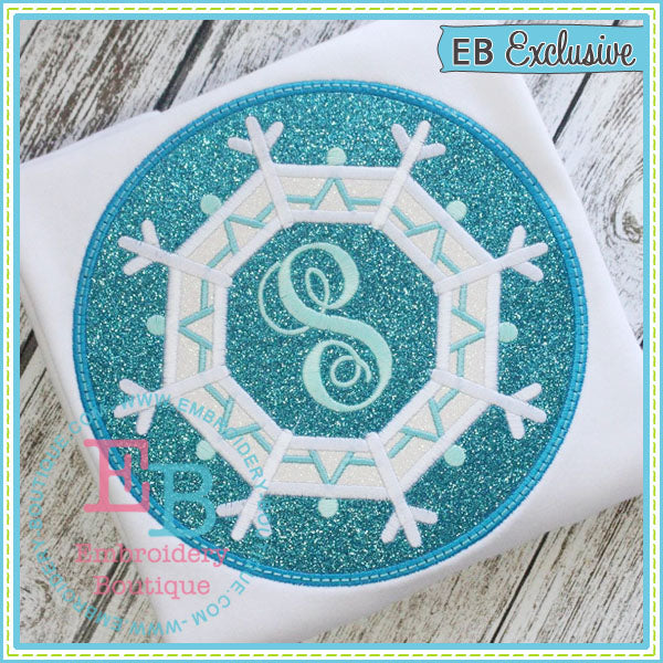 Snowflake Patch Applique, Applique