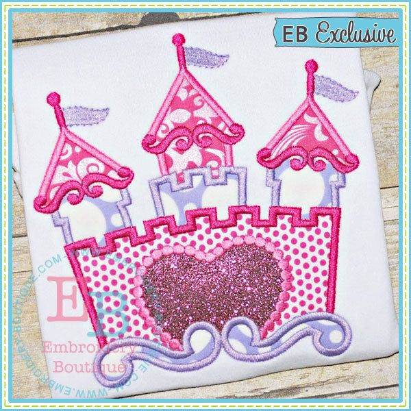 Princess Castle Applique, Applique