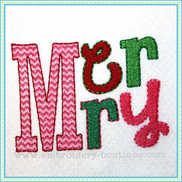 Merry Applique, Applique