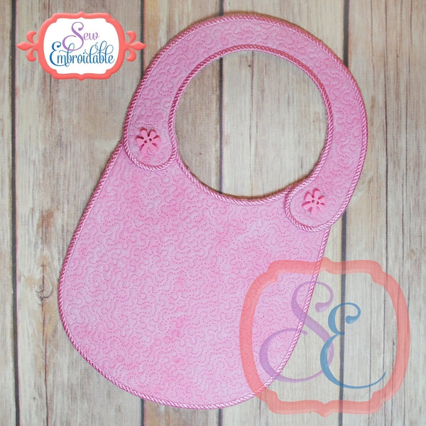 ITH Stipple Bib, In The Hoop Projects