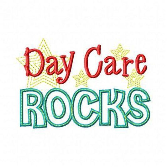 Day Care Rocks, Applique