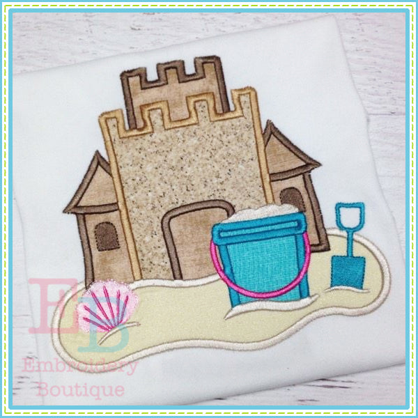 Sand Castle Applique, Applique