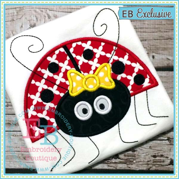 Ladybug Applique, Applique