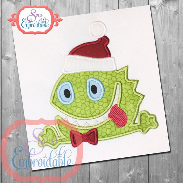 Santa Monster Applique, Applique