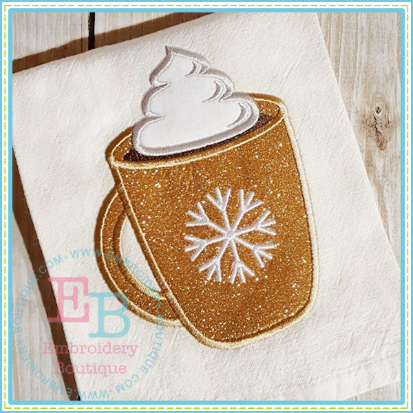 Hot Chocolate Applique, Applique