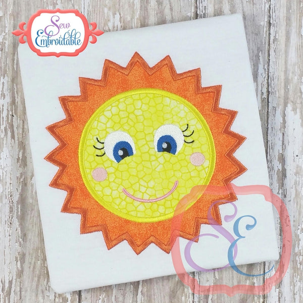 Happy Sun Applique, Applique