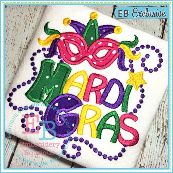 Mardi Gras Applique, Applique