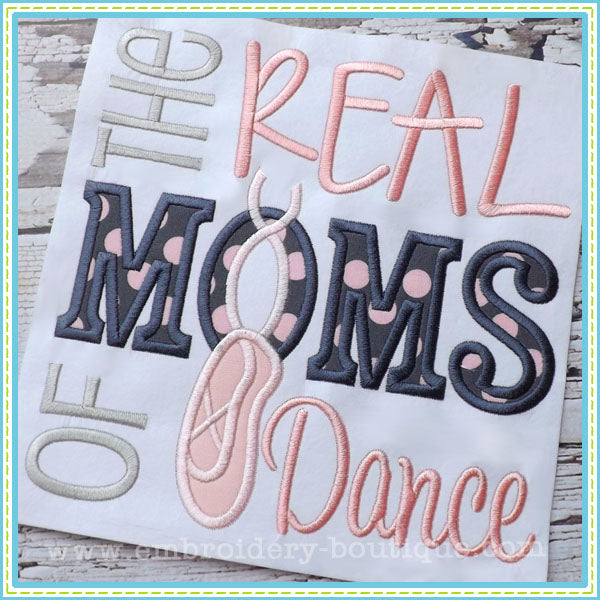 Real MOMS of Dance Applique, Applique
