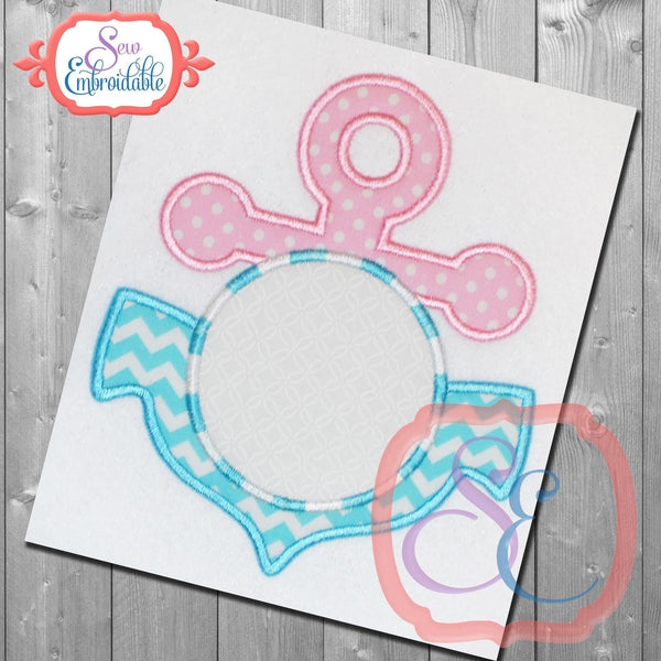 Anchor Monogram Applique, Applique