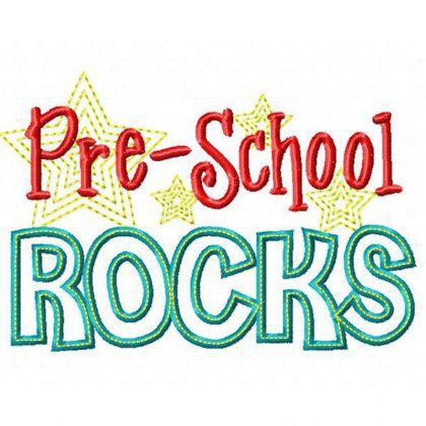 Preschool Rocks, Applique