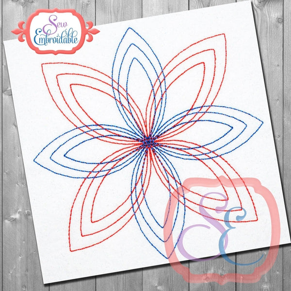 Adley Mandala Quilting Design, Embroidery