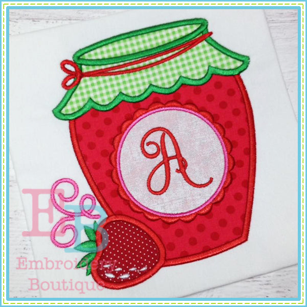 Strawberry Jam Applique, Applique