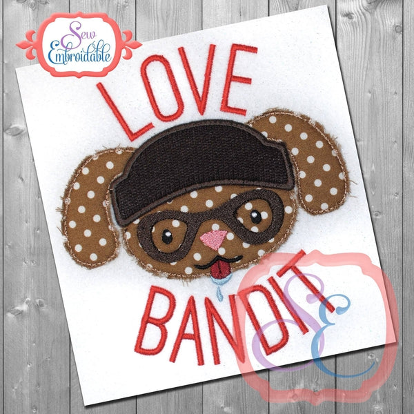 Love Bandit Applique, Applique