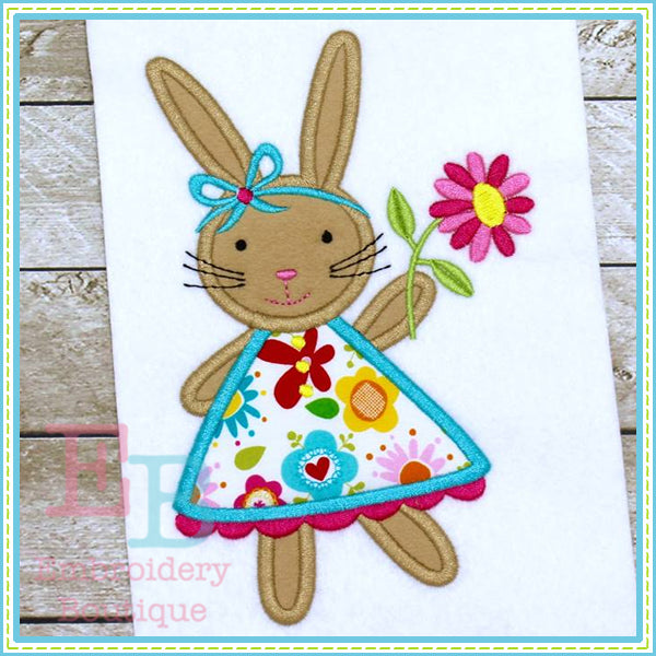 Bunny Dress Applique, Applique