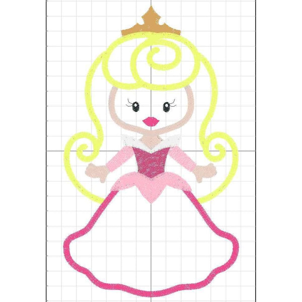 Little Princess 3 Applique, Applique