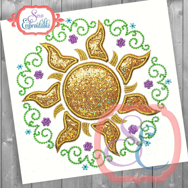 Sun Princess Frame, Applique
