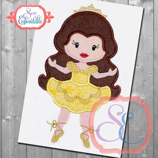 Ballerina 4 Applique, Applique