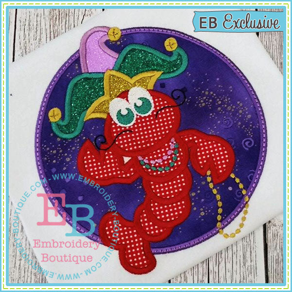 Mardi Craw Applique, Applique