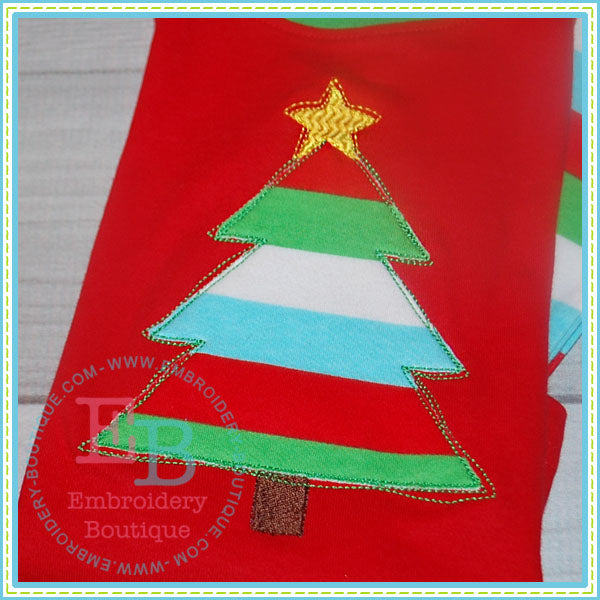 Scribble Simple Tree Applique, Applique