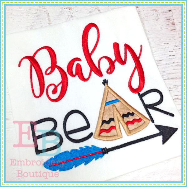 Baby Bear Embroidery Design, Embroidery