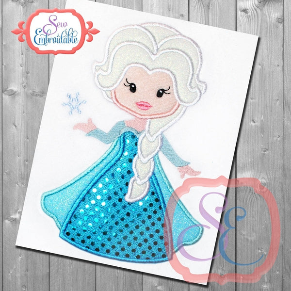 Little Princess 7 Applique, Applique