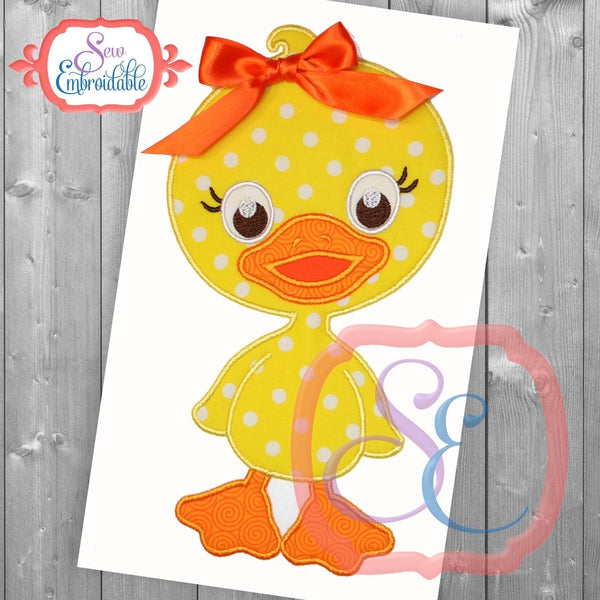 Lucky Duck Applique, Applique