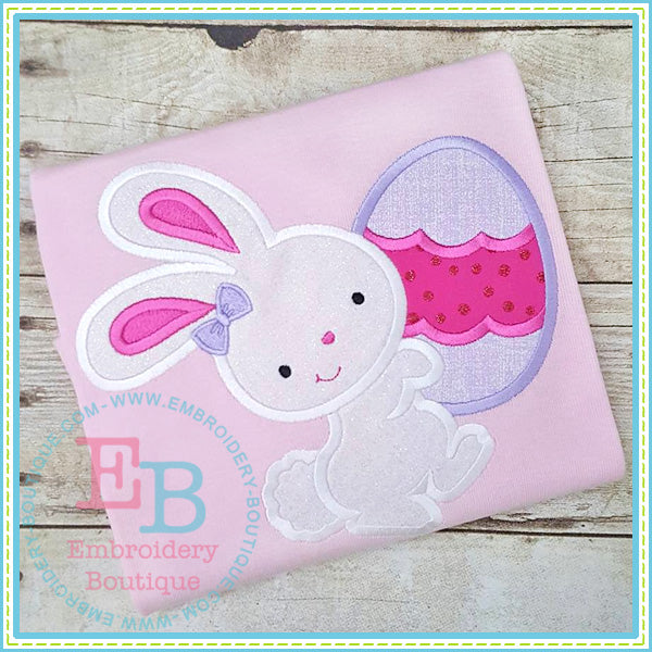 Bunny Egg Applique, Applique