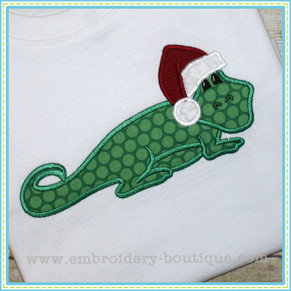 Santa Gator Applique, Applique