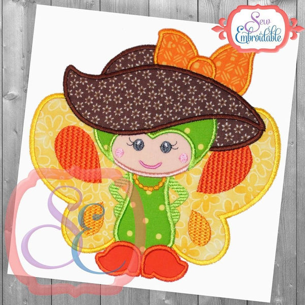 Madame Butterfly Applique, Applique