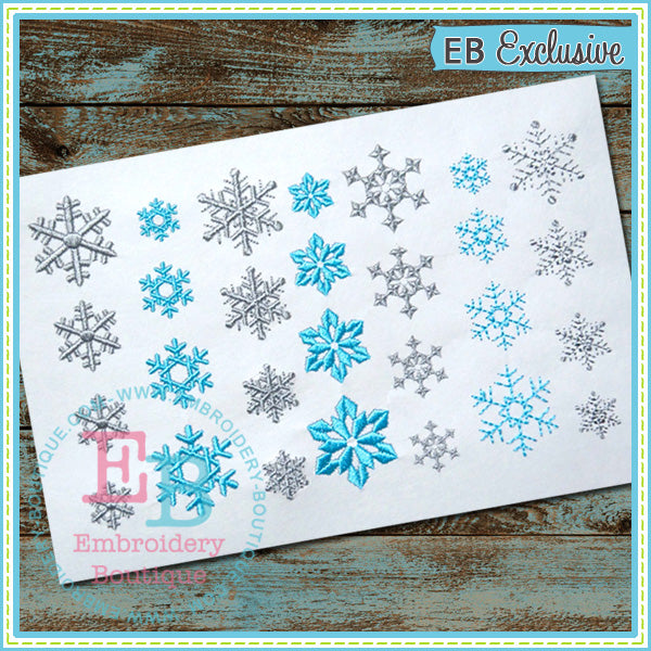 Snowflakes, Embroidery