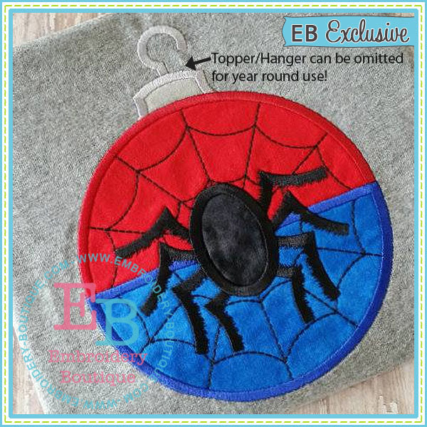 Spider Ornament Applique, Applique