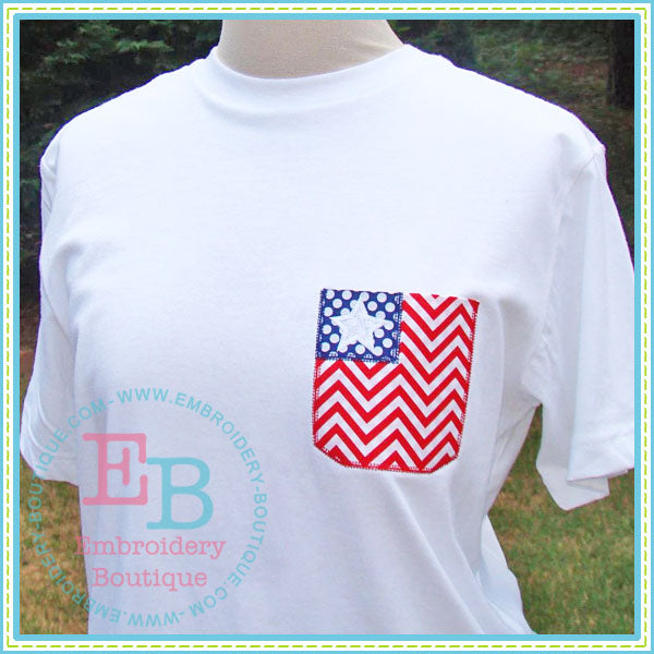 Patriotic Pocket, Applique