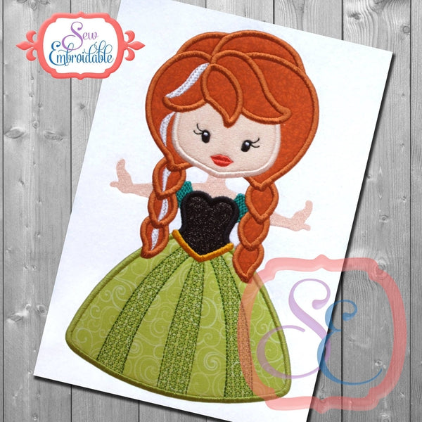 Little Princess 8 Applique, Applique