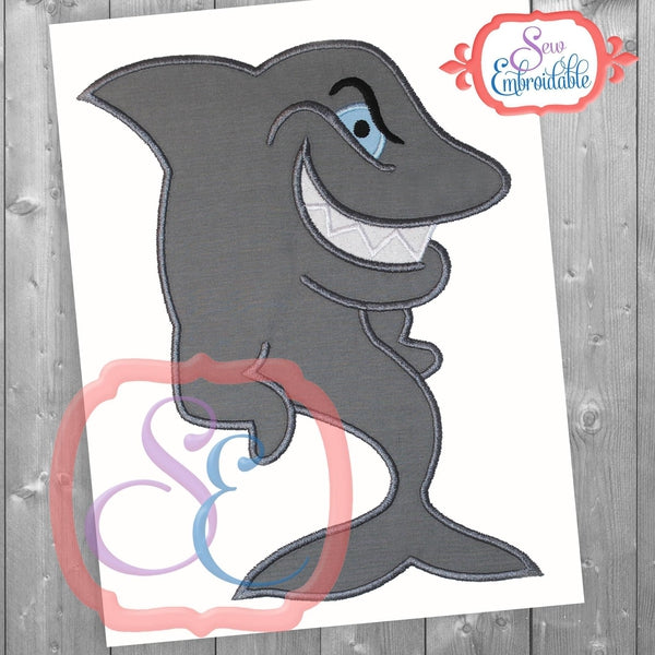 Shifty Shark Applique, Applique