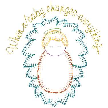 Baby Changes Applique, Applique