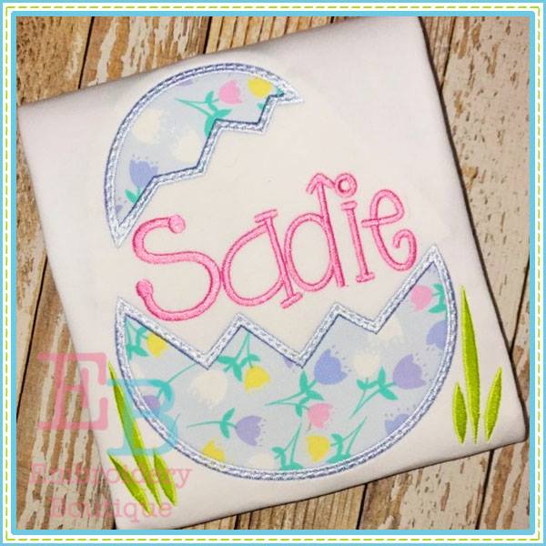 Cracked Egg Applique, Applique