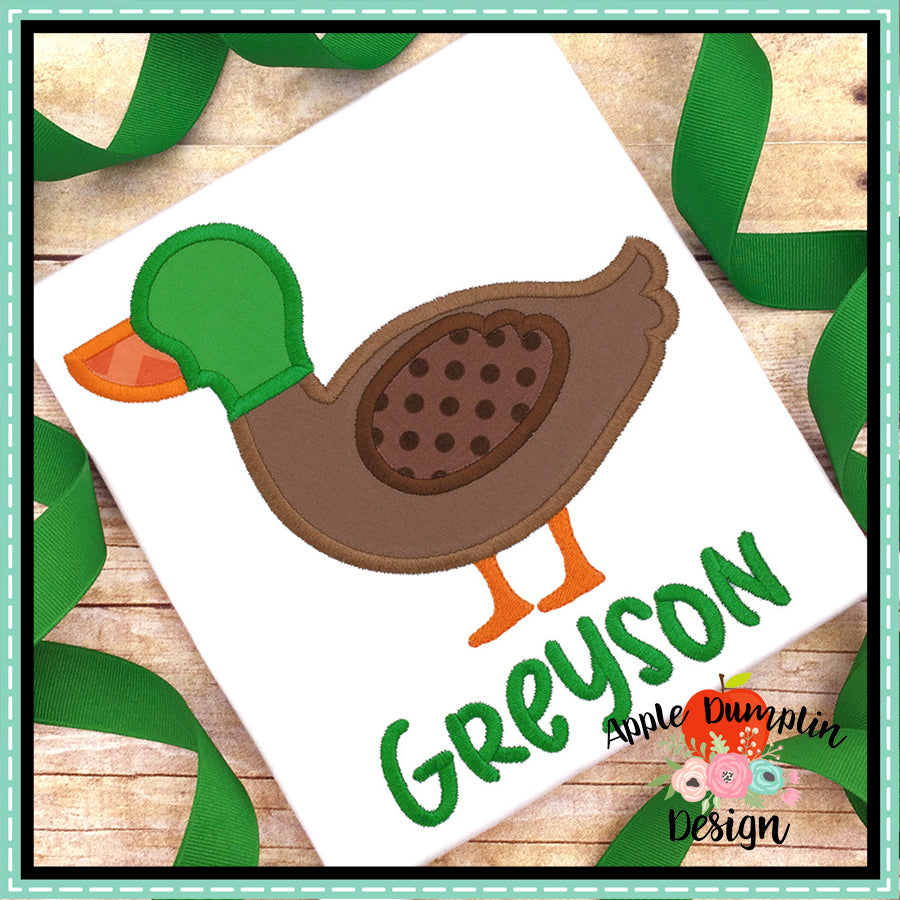 Duck Satin Applique Design, applique