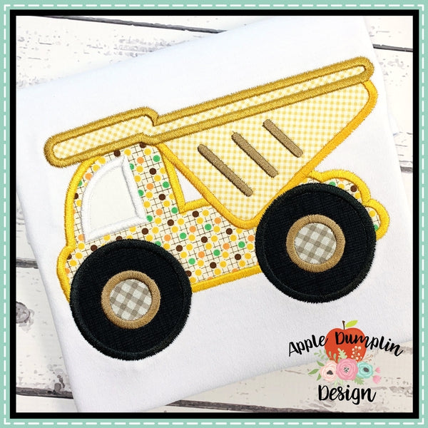 Dump Truck Applique Design, applique