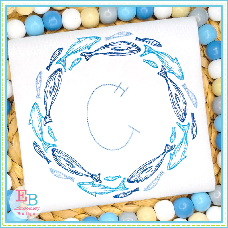 Fish Embroidery Frame, Embroidery
