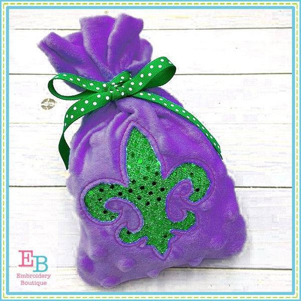 Fleur De Lis In The Hoop Treat Bag, In The Hoop Projects