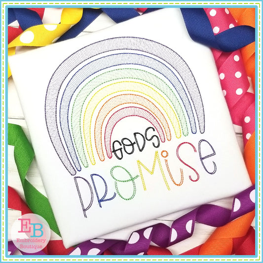 God's Promise Embroidery Design, Embroidery