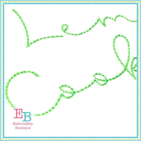 Lemon Cookies Embroidery Font, Embroidery Font